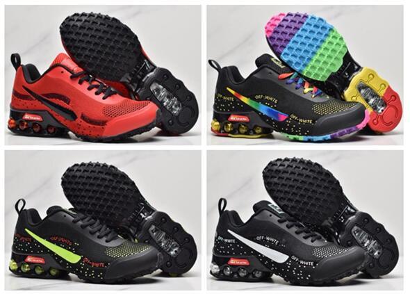 2020 New Shox Reax Run Mens Running Shoes Pink White Rainbow Black Red Orange Women Sport Sneakers air des Chaussures Trainers Zapatos