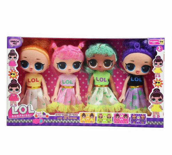 LoL Dolls Baby Toys Plastic 4 Styles Cartoon Kids Dolls 108 sets/lot Toys for Children