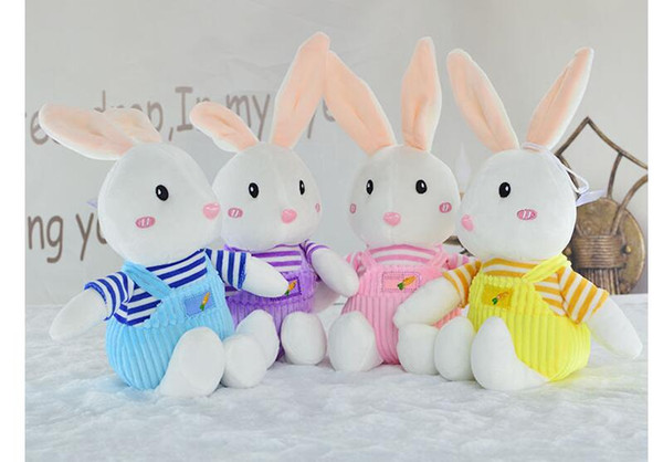 Rabbit plush toy cute little white rabbit doll children's girls dolls catch doll machine doll manufacturers wholesale free shipping 2019 new