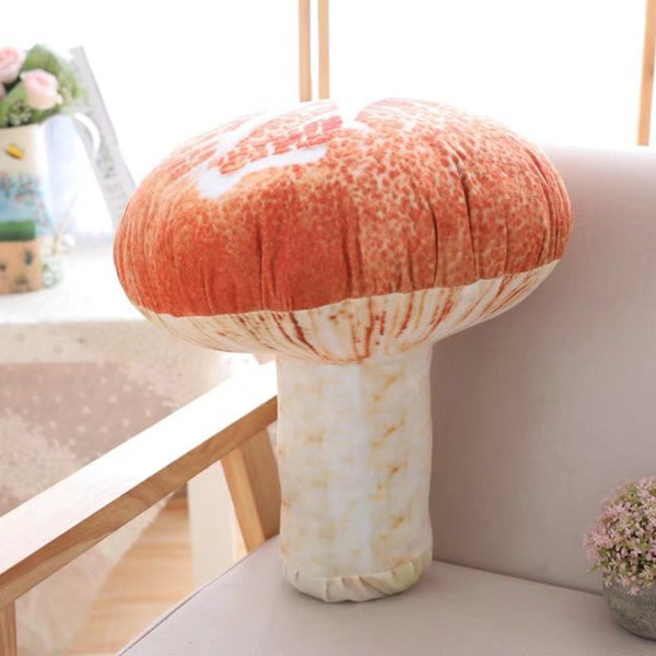 1 pc 20cm small Realistic Mushroom Vegetable Plush Toy Doll Baby Kids Children picking Birthday Gift Home Shop Decor