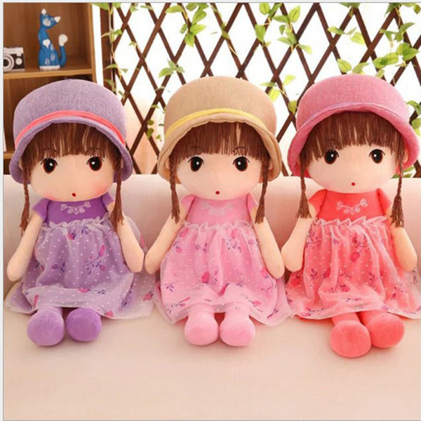 45cm Fashion Angela girl doll attractive cute stuffed doll plush girl toy series soft toy birthday gifts