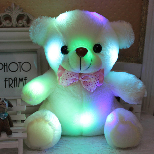 New LED Children's Dolls Flashing Lights Will Glow Teddy Bears Doll Gift Shine In The Teddy Bears Flashing A Doll Teddy Bear Plush Toys