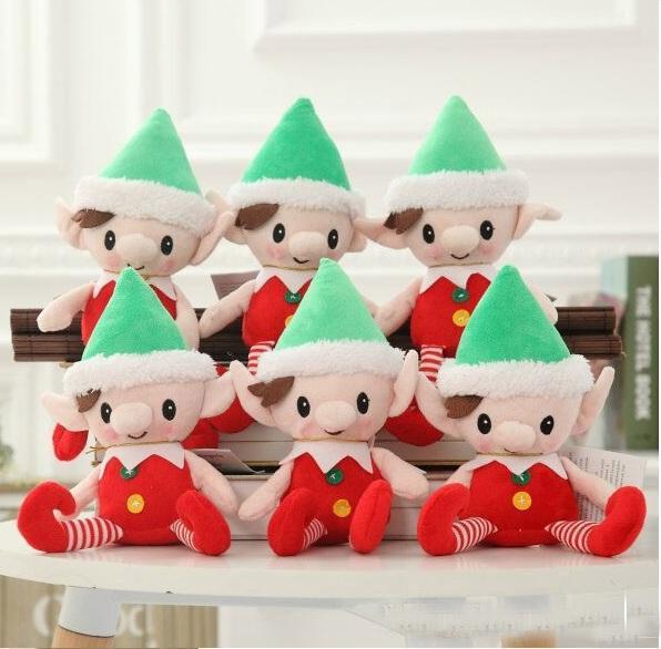 NEW Cute Christmas Doll Christmas Elf Tradition Kids Birthday 30cm Plush Toys Baby Soft stuffed doll Kids Gifts c209.
