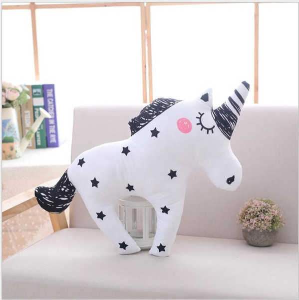 Unicorn Plush Toy Stuffed Kids Bedroom Decoration Plush Toys For Children Creative Birthday Gift Home Pillow Photography Props Kids Toys