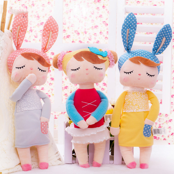 Fashion Rabbit Dream Doll Stuffed Toys Plush Animals Kids Toys for Girls Children Boys Kawaii Baby Plush Toys Cartoon Mini Angela Rabbit