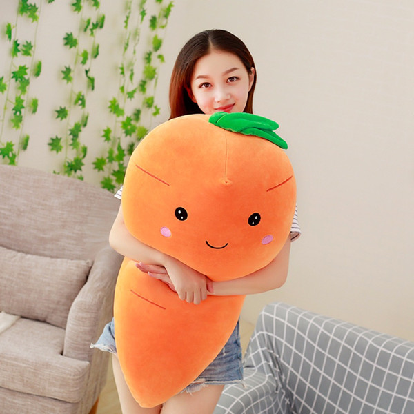 1pc 95cm Cretive Simulation Stuffed Carrot With Down Cotton Big Size High Quality Super Soft Pillow Intimate Gift For Girl