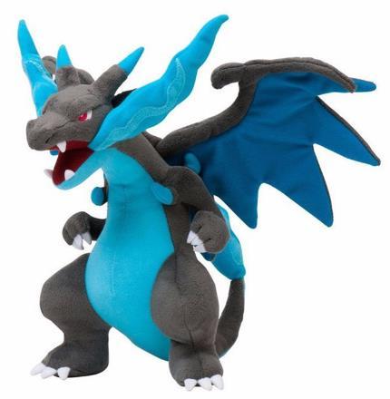 2pcs Anime Mega Evolution Charizard X & Y Plush Toys Action Figure Kids Kawaii Stuffed Animals Cute Doll Dragon Plushie for Boys