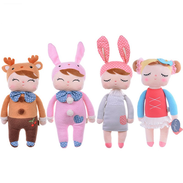 Genuine Metoo Angela plush dolls baby toy for children girl kids toys gift Lace Bunny Rabbit stuffed & plush animals with box