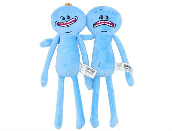 Rick and Morty Soft Dolls 25cm 3 Styles Happy & Sad &Angry Plush Stuffed Doll Plush Toy Kids Cartoon Good Toys Gift Free Shipping Q0655