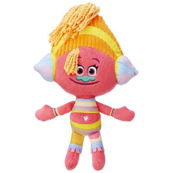 2018 Movie Trolls Plush Toy Poppy Branch Dream Works Stuffed Cartoon Dolls The Good Luck Trolls Christmas Gifts (10pcs/Lot 23cm )D002