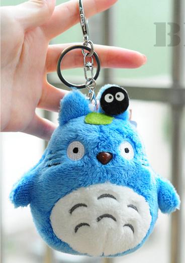 Mini 10cm , my neighbor totoro plush toy 2017 New kawaii anime totoro keychain toy , stuffed plush totoro doll