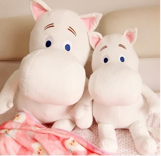 25cm Free shipping Genuine Moomin Hippo Plush Toy Stuffed Doll little fertilizer valentine Park Spring bom