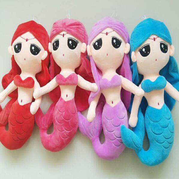 2pcs 26# Fashion new plush toy mermaid doll pillow doll dolls to send friends gifts factory direct 40cm