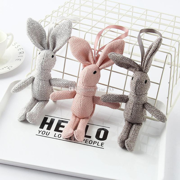 Easter Baby Toy Rabbit Plush Accessories Mamas & Papas Baby Doll 17*4CM Cute Bunny Baby Kids Stuffed Animal Millie & Boris Rabbit K0205