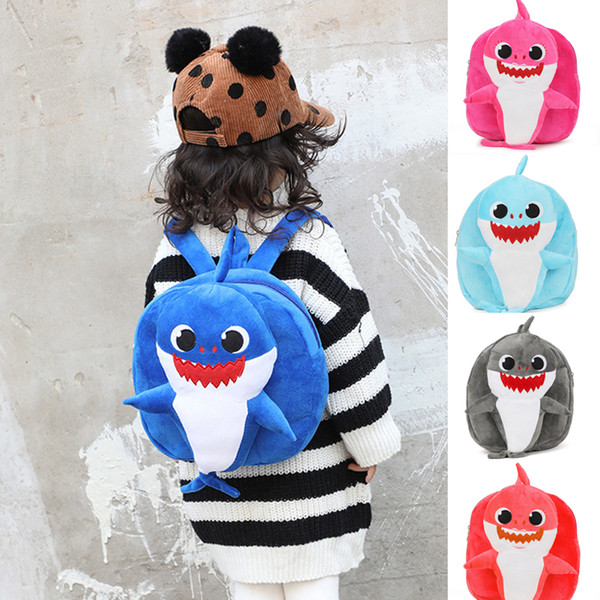 Cute Baby Shark Kids School Plush Bags Baby mochilas Child's mini School Backpack for Kindergarten Boys and Girls Bagpack
