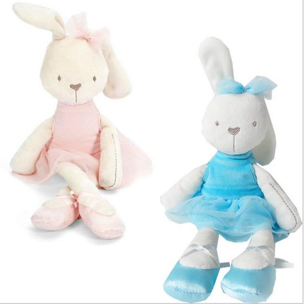 Plush Bunny Rabbit Plush Toys 42cm Easter Stuffed Bunny Rabbits Animals Baby Mamas & Pappas Sleeping Story Rabbit Plush Toys