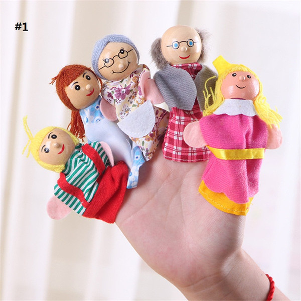 Unisex Toy Finger Puppets Finger Animals Toys Cute Cartoon Children's Toy Stuffed Animals Toys Educational doll Scene storytelling doll B573