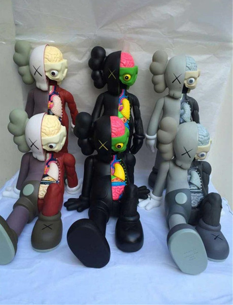 2018 Newest 16Inch KAWS Dissected Companion original fake action figures toy for children Kaws toy 37CM