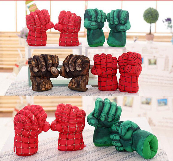 Christmas gift spider knight gloves green giants finger creative plush toys cartoon doll doll children birthday gift gloves warm and practic