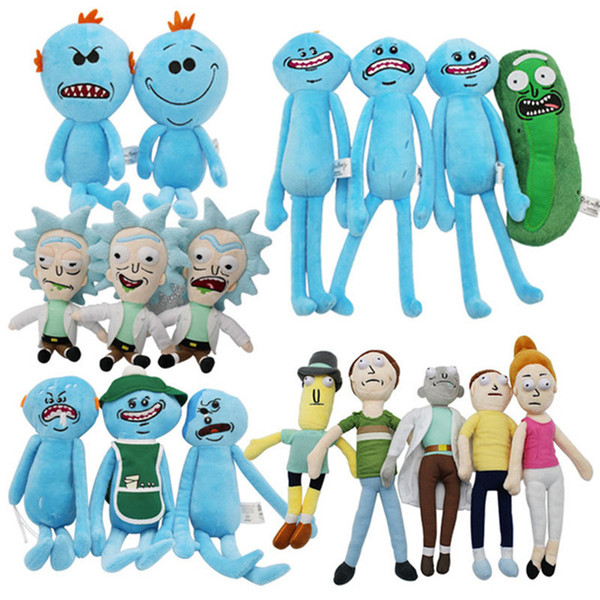 Movies&TV 16 Styles Rick And Morty Toy Ricka and Morty plush doll Rick Morty Pin Pillow For Girls Kids Pillow Gift Stuffed Animals Puppets