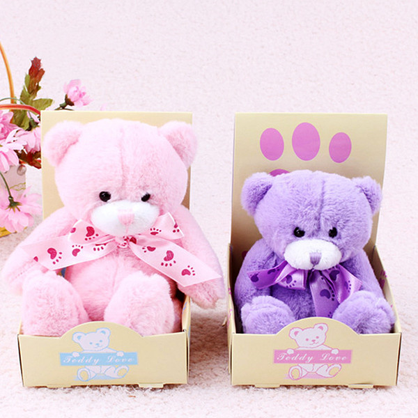 Cute Soft Teddy Bears Plush Toys 15cm Small Plush Baby Teddy Bears Stuffed Dolls Christmas Plush Gifts Wholesale