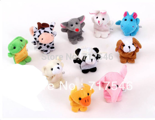 Free Shipping 200pcs/lot Baby Plush Toy,Finger Puppets,Talking Props