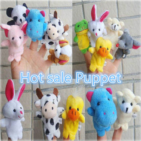 2016 New hot sale Christmas gifts Professional baby&kids Supplier Animal Finger Puppets finger doll finger puppet A0241