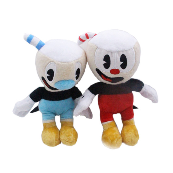 25cm Game Cuphead Plush Toy Mugman Plush Dolls Toys for Children