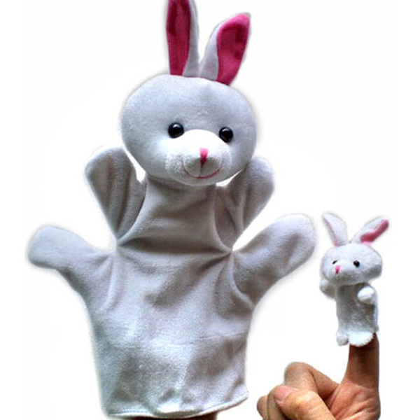 Finger couple double-layered foot animal fingering parent-child interaction good helper plush toy finger puppet