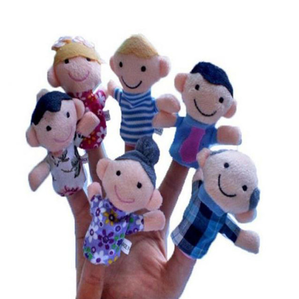 Children's Toys Family Hand-puppet Plush Toy Doll Funny Interactive Doll Creative Gift for Kids