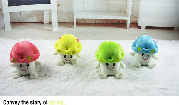 Stuffed animals plush toys Plush toys Small cloth plush toys wholesale cute little mushroom doll car decoration