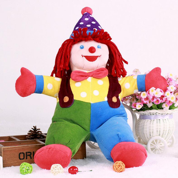 New Hot Anime Cartoon Plush Toy Clown Doll Stuffed Animal For Children Best Gift Free Shipping