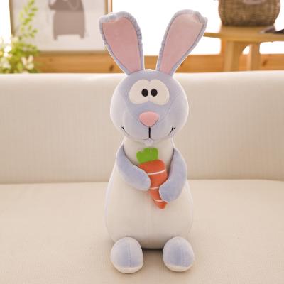 Cute little white rabbit plush toy doll sleeping pillow doll down cotton doll girls friends gifts