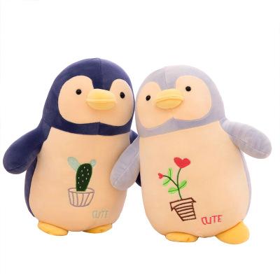 There are a large number of Garden penguin creative pillow cartoon dolls plush toys girls birthday gifts wholesale custom