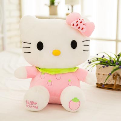 Beautiful and very cuteHello kt cat plush toy cartoon Hellokitty kitten doll for children Hellokitty dolls