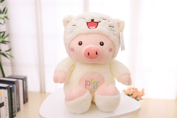 2019 new year of the pig mascot stuffed pig pig doll gift wholesale activities that cute beautiful fashion