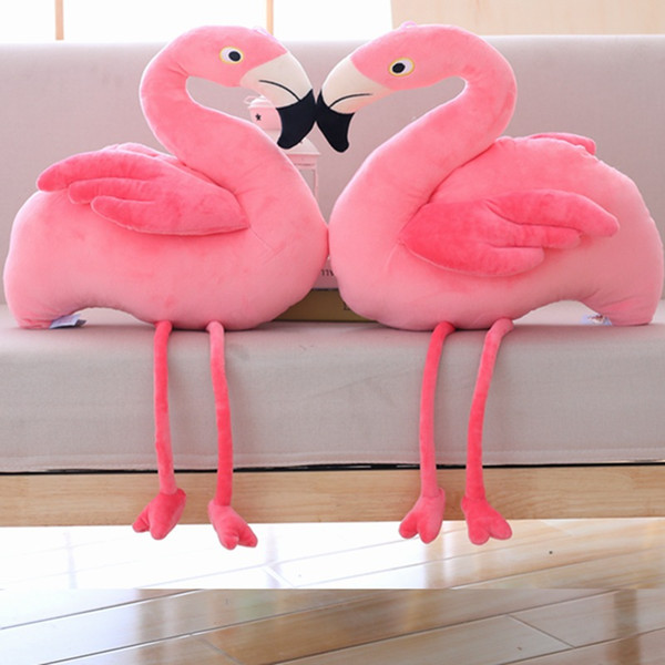 Net red explosion ins flamingos doll, stuffed toy pillow, pink child creative gift doll doll dollPlush toys Lovely Comfortable