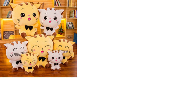 Manufacturers direct sales of new big face cat dolls large size pillow dolls for valentine's day gifts wholesale.