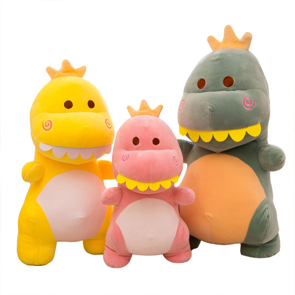 Happy Plush toys dinosaur doll doll children's holiday gift factory wholesale custom grabbing machine doll Soft and lovely