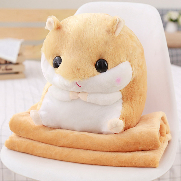 Stuffed hamsters pillows air conditioners blankets cute gifts gifts gifts cars pillow offices naps Children's Day Valentine's Day very