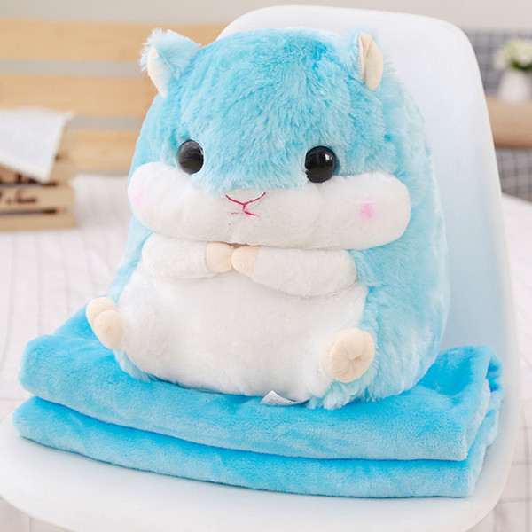 Stuffed hamsters pillows air conditioners blankets cute gifts gifts gifts cars pillow offices naps Children's Day Valentine's Day very good