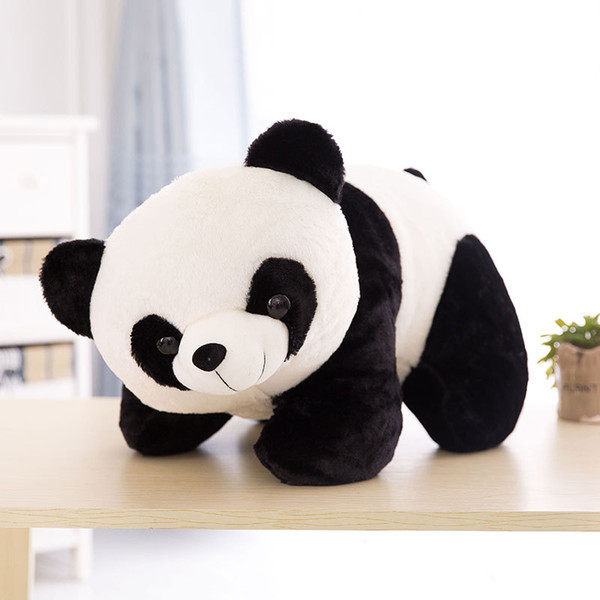 Wholesale national treasure simulation mother and daughter panda stuffed toy large doll on the panda girl birthday gift