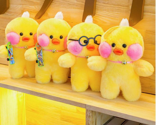 Creative online celebrity duckling doll plush toy the doll machine the doll children's birthday gifts wholesale