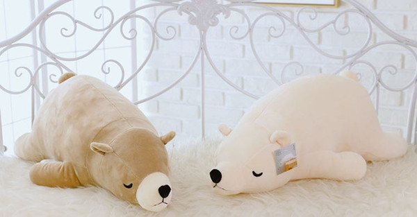 Polar bear baby plush toy party bear creative cloth doll pillow large child girl gift presents