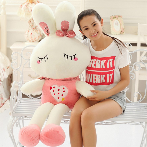 Bunny Stuffed Animals Kids Toys 35cm Big Plush Toys Kawaii Cute Stuffed Lowest Price Birthday Gifts Children Soft Toys