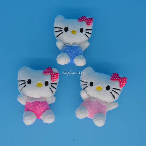 20pcs/ slot Lovely 9cm Mini Cat Plush Marriage Bouquet Dolls Toy Stuffed Animals Plush Toys Gift