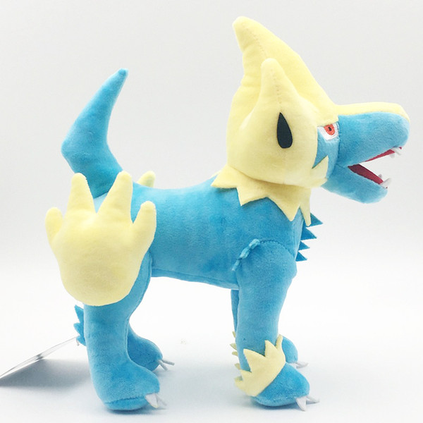 High Quality 100% New Cotton 27X24cm Manectric Plush Toy Animals For Child Holiday Gifts