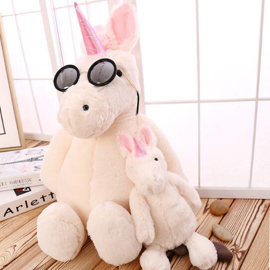 30cm Breathable Unicorn Doll Lovely Unicorn Plush Toy Cartoon Comfortable Unicorn Toys Cartoon Accessories Kids Xmas Gifts CCA8326 10pcs