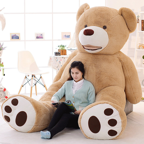 100cm to 200cm Giant Teddy Bear Skin American Giant Bear Skin ,Teddy Coat ,Good Quality Factary Price Soft Toys For Girls