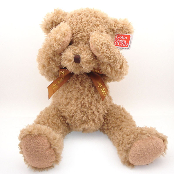 40cm 3 Colors Cute Teddy Bear Plush Toy for Girls Gift Classical Shy Bear with Different Postures Kawaii Animals Plush Dolls